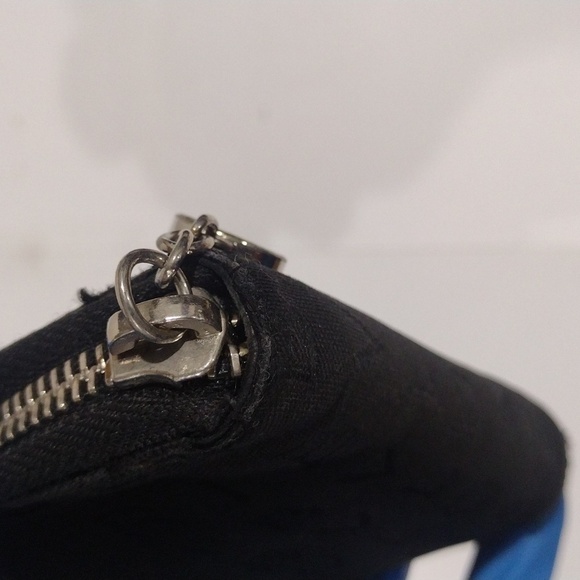 BVLGARI Logo Mania Canvas Bifold Coin Zipper Wallet - Good Condition - Authentic - Picture 7 of 15